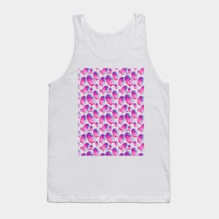 Galaxy space sleeping girl pattern Tank Top